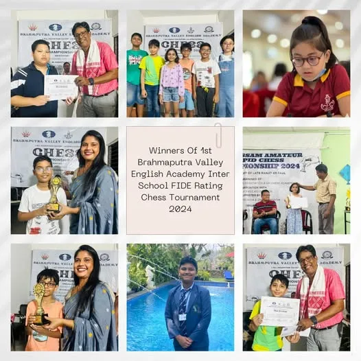 Brahmaputra Valley English Academy Inter School Chess Tournament 2024