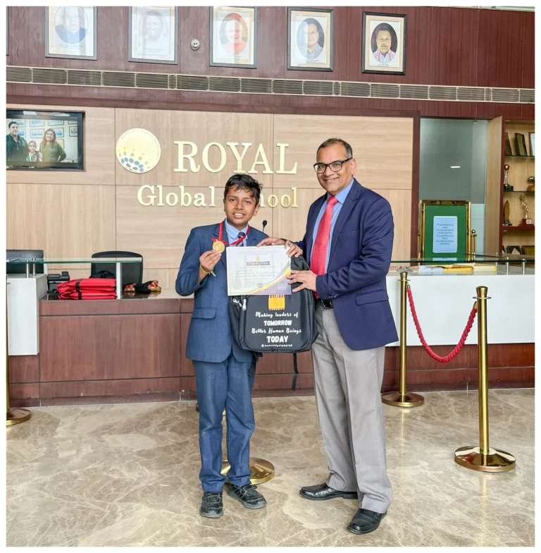 Royal Global Students Excel in International Humanity Olympiad 2024