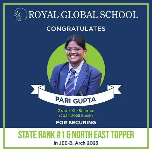 Pari Gupta Tops Northeast with 99.80 Percentile in JEE B.Arch
