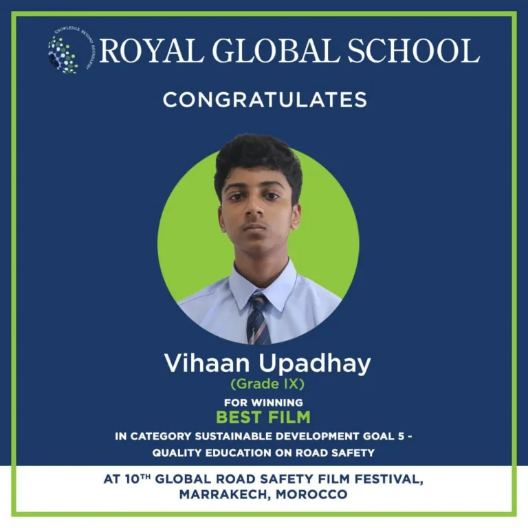 Vihaan Upadhay Wins Best Film Award at Global Road Safety Festival