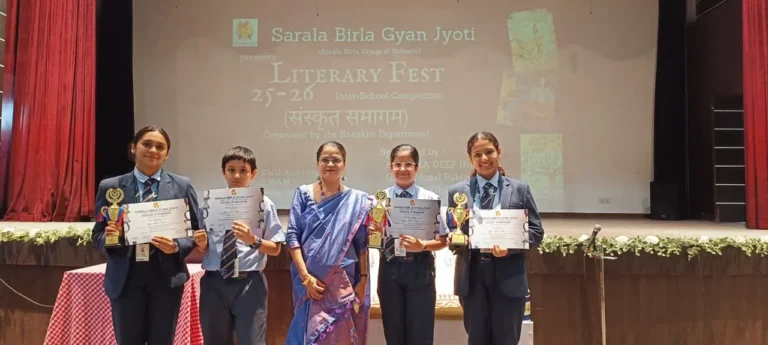 Royal Global School Shines at Sanskrit Samagam with Multiple Wins
