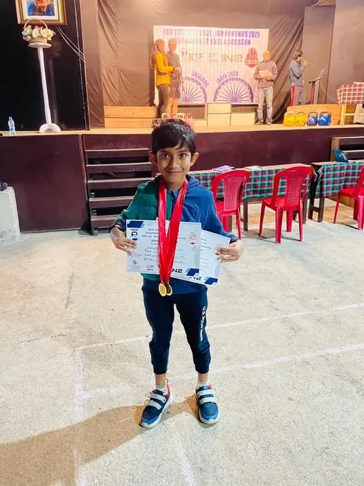 Yunay Gupta Makes State Proud with Kettlebell Victory