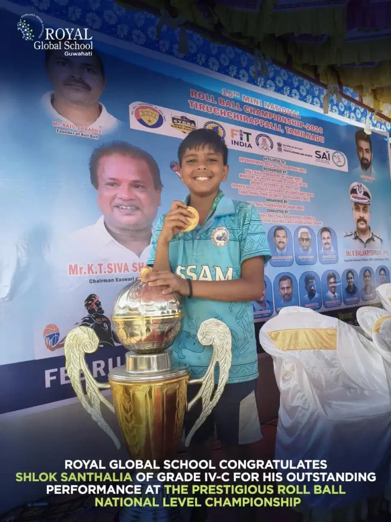 Shlok Santhalia of Grade IV C for his outstanding performance